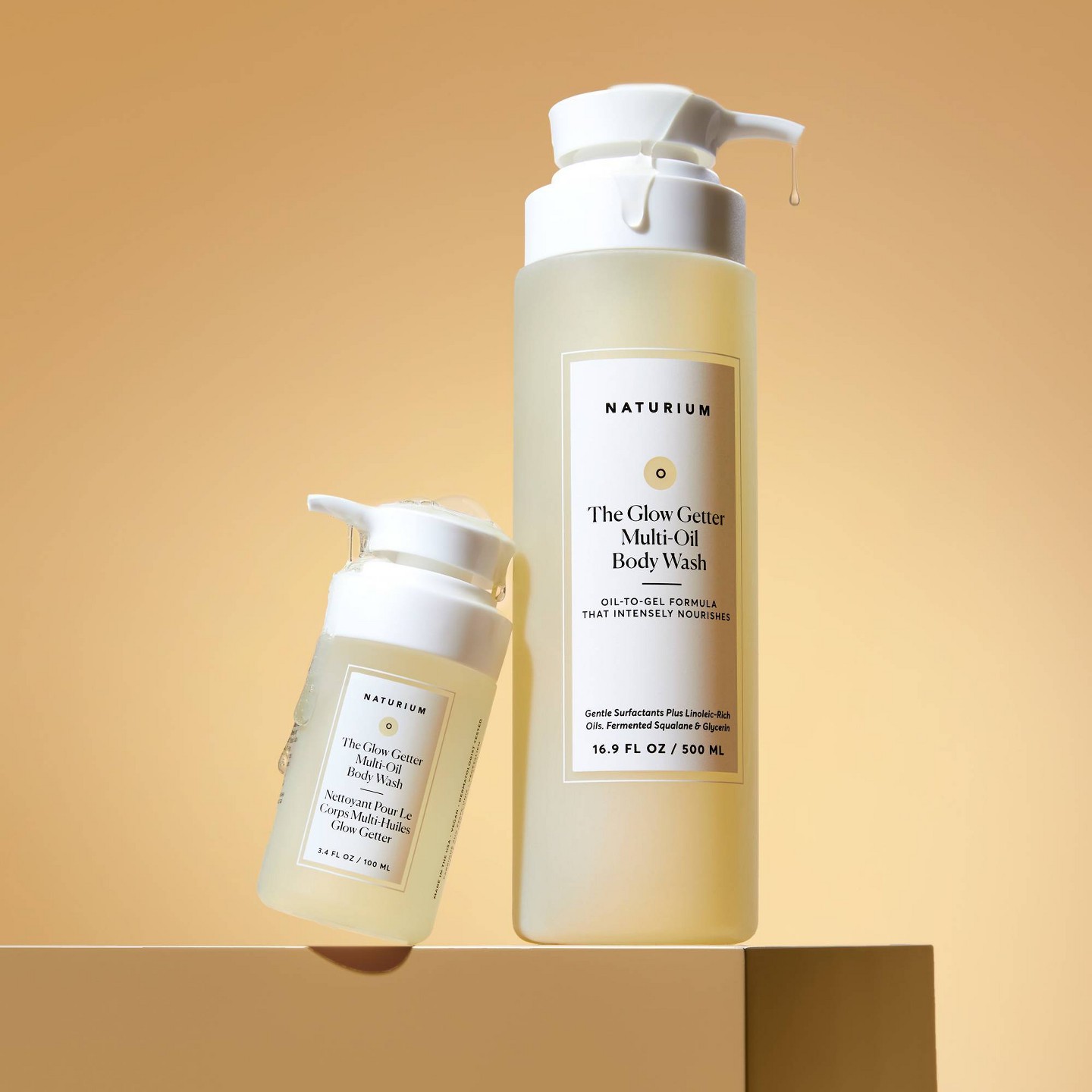 Гель для душа с маслами Naturium The Glow Getter, мини, 3.4 fl oz — фото 2