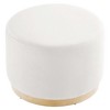 Modway Tilden Large 23 in. Round Performance Velvet Upholstered Ottoman - 2 of 4