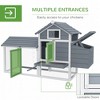 Skyzone 59" Fir Wood Chicken Coop with Nesting Box, Removable Tray & Non-Slip Ramp - Outdoor - 4 of 4