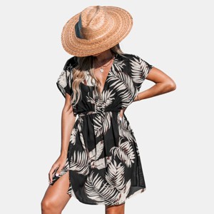 Women's Tropical Dream Cover-Up Dress - Cupshe - 1 of 4