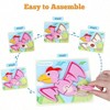 6 Pack Dinosaur Wooden Puzzles Exercise Concentration and Hands-on Ability - 2 of 4