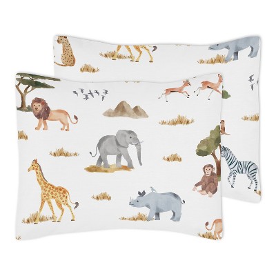 Sweet Jojo Designs Full/Queen Comforter Bedding Set Jungle Animals Multicolor 3pc — фото 5
