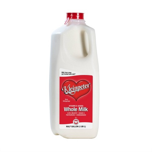 Kleinpeter Whole Milk - 0.5gal : Target