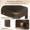 Bella Depot Farmhouse 52" Console Table with 3 Drawers, Sturdy Sofa Table with Thick Legs for Hallway & Living Room - 4 of 4