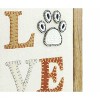 Gallerie II Embellished Paw Love Shelf Sitter Block - 3 of 3