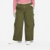 Women's Mid-Rise Wide Leg Cargo Baggy Jeans - Wild Fable™ - 2 of 3