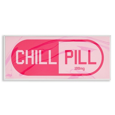 Stupell Industries Chill Pill Modern Pop, 24" x 10"