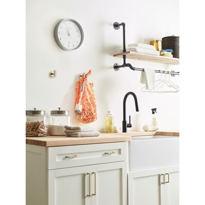 Modern Golden Champagne 6-5/16 inch Center-to-Center Cabinet Bar Pull