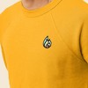 Dalix Fire (Glow In The Dark) Embroidered Fleece Sweatshirt Pullover Mens - 4 of 4