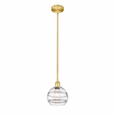Rochester - 1 Light Stem Hung Mini Pendant In Industrial Style-9.38 Inches Tall and 8 Inches Wide