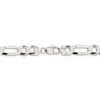 Black Bow Jewelry 9.5mm Sterling Silver Flat Figaro Chain Bracelet - 3 of 4