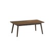 24 Solid Rubber Wood Coffee Table with Contemporary Design for Living Room or Modern Interiors - 4 of 4