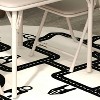 TackView Table and Chairs Set of 3, Portable Table and Chair with Pu Soft Cushion, Suitable for Boys and Girls  Eating, Reading and Playing - 4 of 4