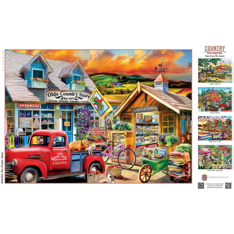 MasterPieces Country Escapes - The Puzzle Shed 500 Piece Jigsaw Puzzle, 5 of 8