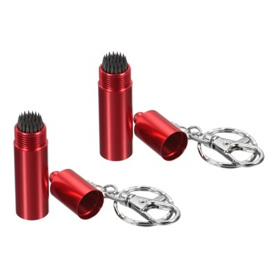 Unique Bargains Snooker Billiard Pool Cue Tip Shaper Pool Repair Tool Billiard Cue Care Accessory with Keychain