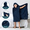 PAVILIA Coral Fleece Hooded Towel For Kids Toddler, After Shower Wrap for Beach Pool Swimming, Boys Girls 3-8 Years - 3 of 4