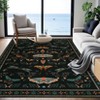 Insect Washable Soft Area Rugs for Living Room Bedroom Ultra-Thin Non Slip Dining Room Stain Resistant Rug Large Carpet - 2 of 4