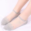 Anna-Kaci 6 Pairs Women's Sheer Mesh Ankle Socks with Soft Knit Sole and Delicate Lace Trim Lightweight Breathable Low-Cut Design - 2 of 2