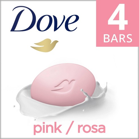 pink dove bar soap