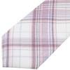 INSPIRE CHIC Plaid Woven Self-tied Striped Skinny Necktie 2.8" for College Graduation Campus 1 Pc - 4 of 4