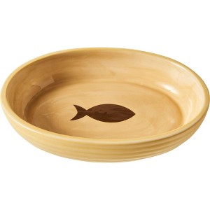 Spot - Elegance - Ribbed Stoneware - Cat Dish - Pack of 12 - 1 of 1