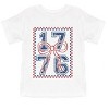 The Juniper Shop 1776 Checkered Coquette Toddler Short Sleeve Tee - 2 of 4