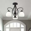 Livex Lighting Brookside 3 - Light Chandelier in  Black - 2 of 4
