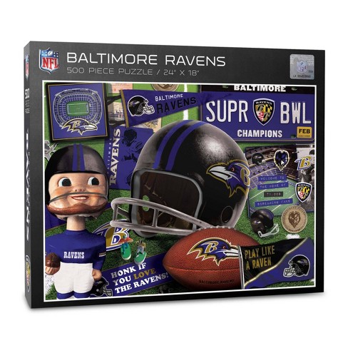 NFL Baltimore Ravens 500pc Retro Series Puzzle