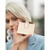 Wikineon Women's RFID Blocking Leather Small Compact Bi-fold Zipper Pocket Wallet Card Case Purse with ID Window - 2 of 4