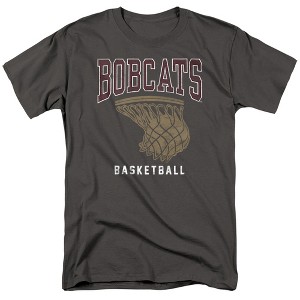 Texas State University Basketball Hoop Adult T-Shirt Black - 1 of 4