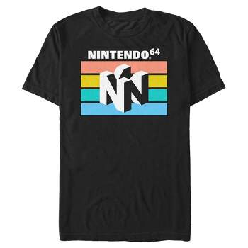 Men's Nintendo N64 3D Logo T-Shirt