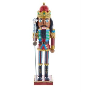 Kurt Adler Regal African American King Wooden Nutcracker, 15in - 1 of 4