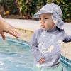 Green Sprouts Baby/Toddler UPF 50+ Eco Flap Hat - 3 of 3