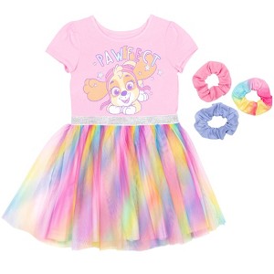PAW Patrol Skye Tulle Dress and Scrunchies Pink  - 1 of 4