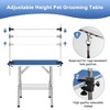 Foldable Dog Grooming Table with Adjustable Height Arm for Home Pet Bathing - 4 of 4