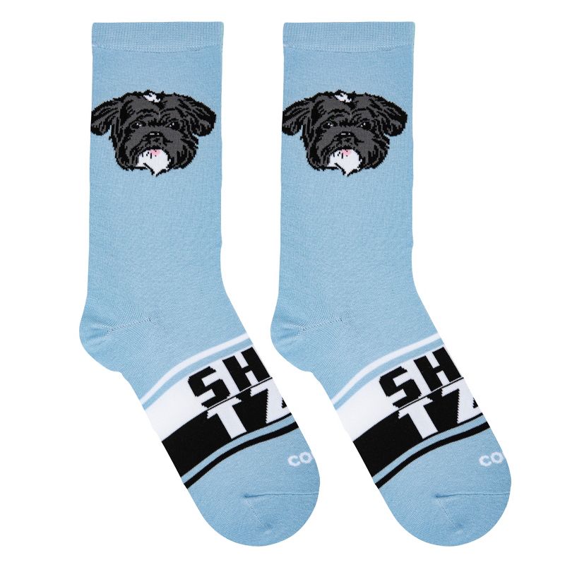 Cool Socks Cute Dog Breed Fun Print Novelty Crew Socks for Women, Size 5-10, 5 of 6