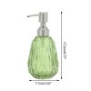 Unique Bargains Durable Argyle Soap Dispenser 11.84oz 1 Pc - 4 of 4