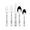 Gourmet Basics by Mikasa 20pc Bamboo Flatware Set: 18/0 Stainless Steel, Dishwasher-Safe, Service for 4, Traditional Style - 2 of 4