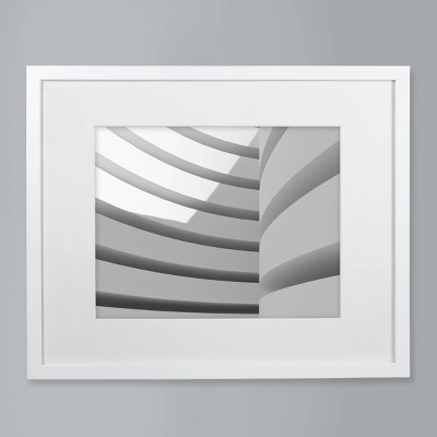 11" x 14" Matted Wood Frame White - Made By Design™