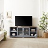 HDZNVF Modern Farmhouse TV Media Stand, Large Home Entertainment Console, for TV Up to 80 inch - 2 of 4
