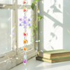 Unique Bargains Sun Catcher for Garden Decor for Indoor Hanging, Silver Tone Transparent Iridescent 1 Pc - 2 of 4