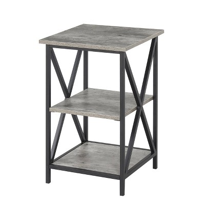 Tucson 3 Tier End Table Faux Birch - Breighton Home