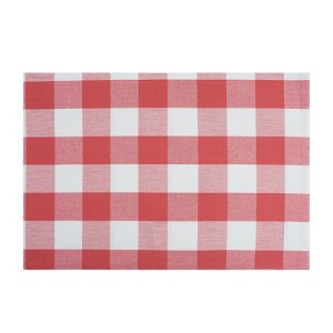 C&F Home Franklin Coral Gingham Check Placemat, Set of 6 - 1 of 3