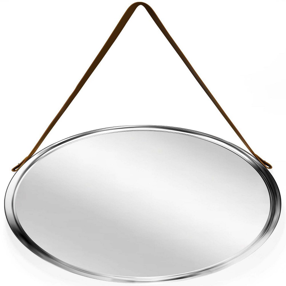 Photos - Wall Mirror 18" Decorative  Silver - Infinity Instruments