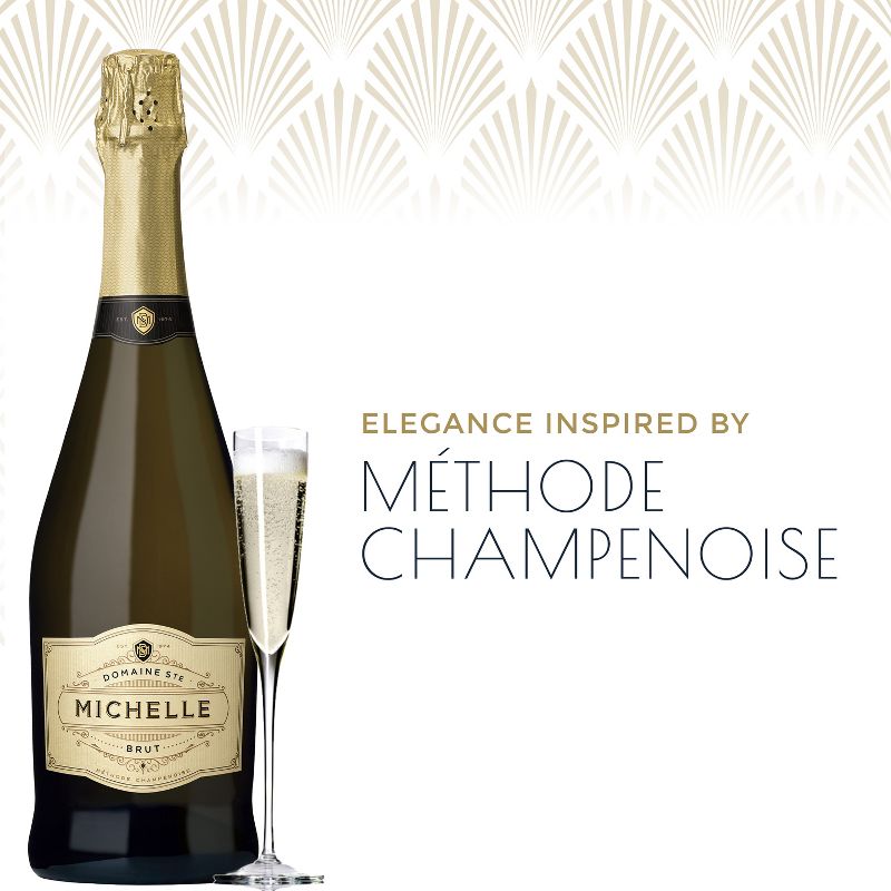 Domaine Ste. Michelle Brut Sparkling Wine - 750ml Bottle, 4 of 10