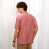 Campus Sutra Men Men's Sienna Brown Graph-Tactile Oversized Shirt - 4 of 4