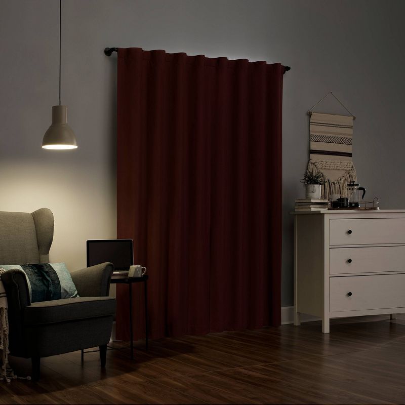 Sun Zero 100% Blackout Cyrus Thermal Grommet Curtain Panel, 4 of 13