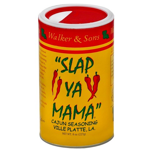 Slap Ya Mama Cajun Seasoning from Louisiana, Original Blend, No MSG and  Kosher, 8 Ounce Can Original 8 Ounce (Pack of 1)