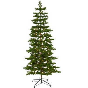 Nearly Natural 6.5-ft Big Sky Spruce Artificial Christmas Tree with 200 Clear Warm (Multifunction) LED Lights and 265 Bendable Branches - 1 of 4