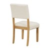 NicBex Dining Table Set for 4 Kitchen Table Pedestal Kitchen Table Set with 4 Upholstered Dining Chairs for  Studio, Apartment, Small Places - 4 of 4